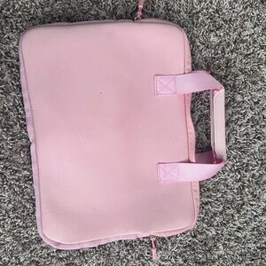 Pink carrier bag